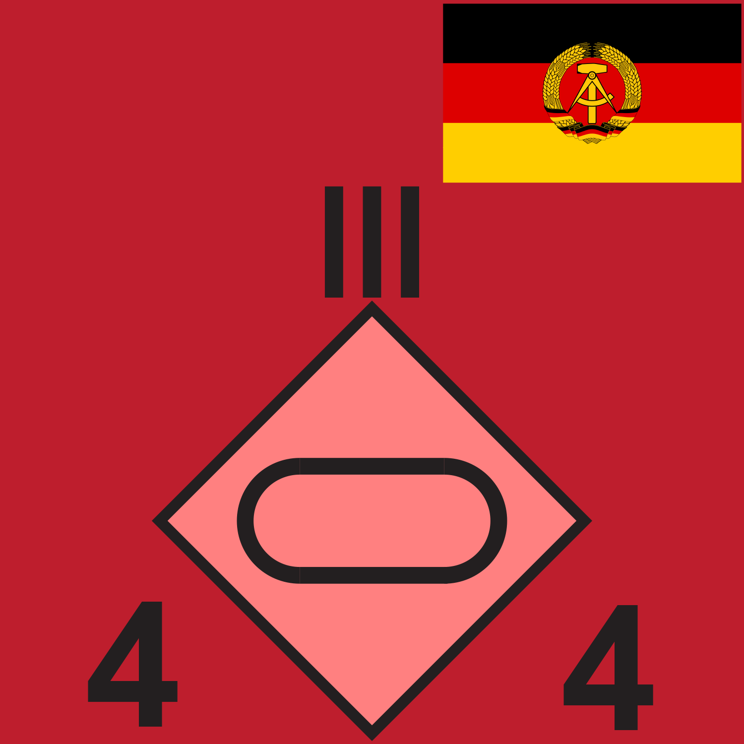 RED GDR 4 TR 1989